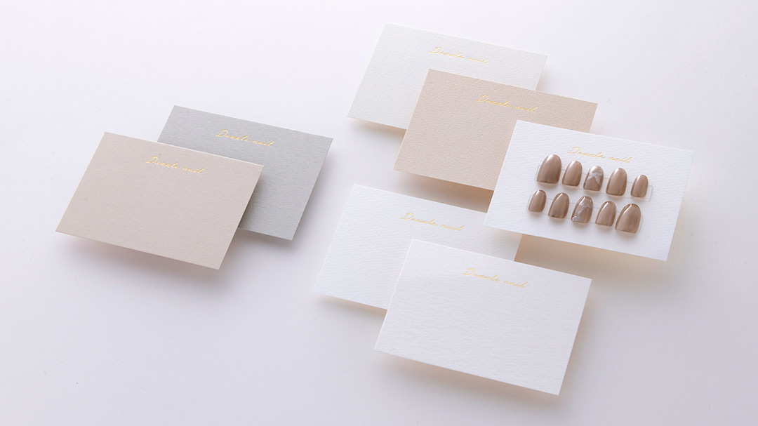 S-171G～176G★ネイルチップ台紙／アクセサリー台紙／ピアス台紙名刺 S-171G～176G☆ネイルチップ台紙／アクセサリー台紙／ピアス台紙名刺